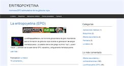 Desktop Screenshot of eritropoyetina.com