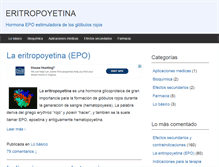 Tablet Screenshot of eritropoyetina.com